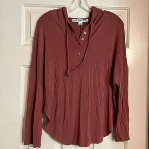 Women’s Long Sleeve Hooded Top by Paige with Worth Collective